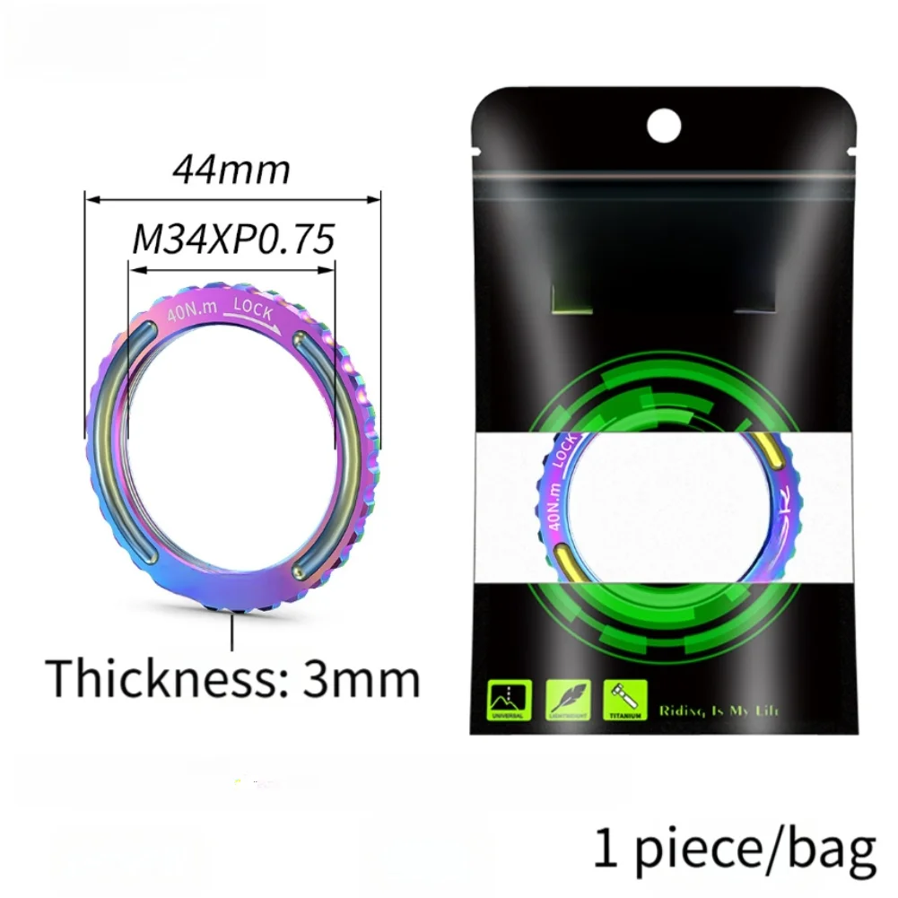 

Center lock disc brake lock ring nut and cap for Campagnolo CP wheelsets M34xP0.75 alloy 6.2g precision fit press cap for 9