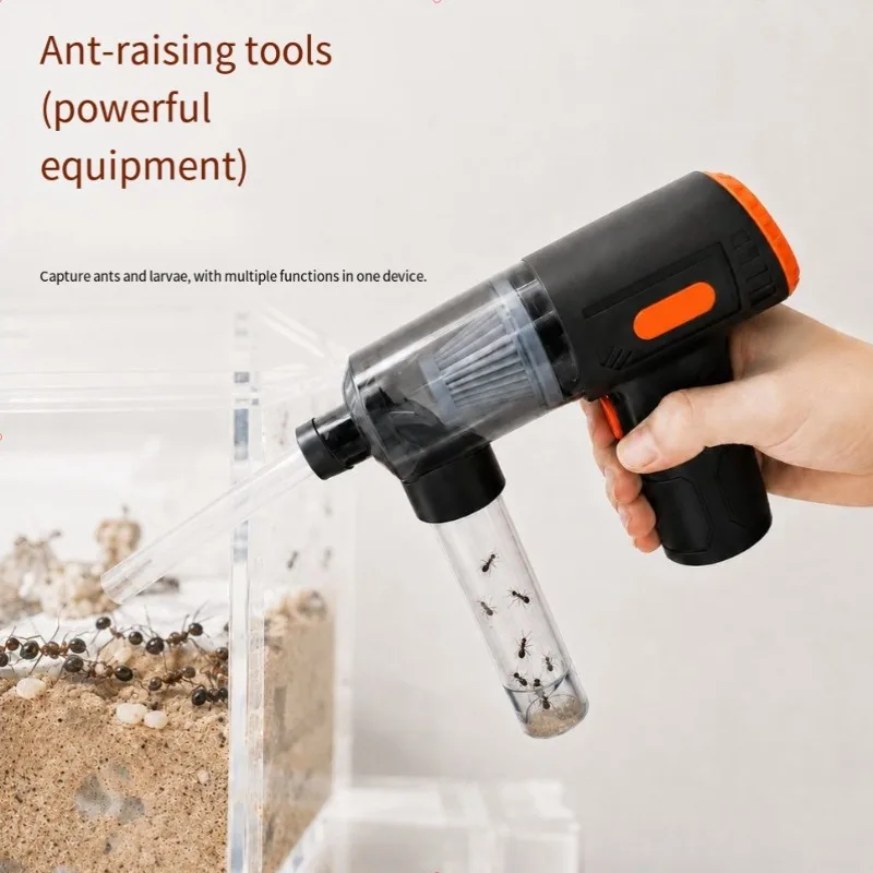 Electric Ant Aspirator Insect Vacuum for Field Collection Queen Ant Nest Relocation Cleaner