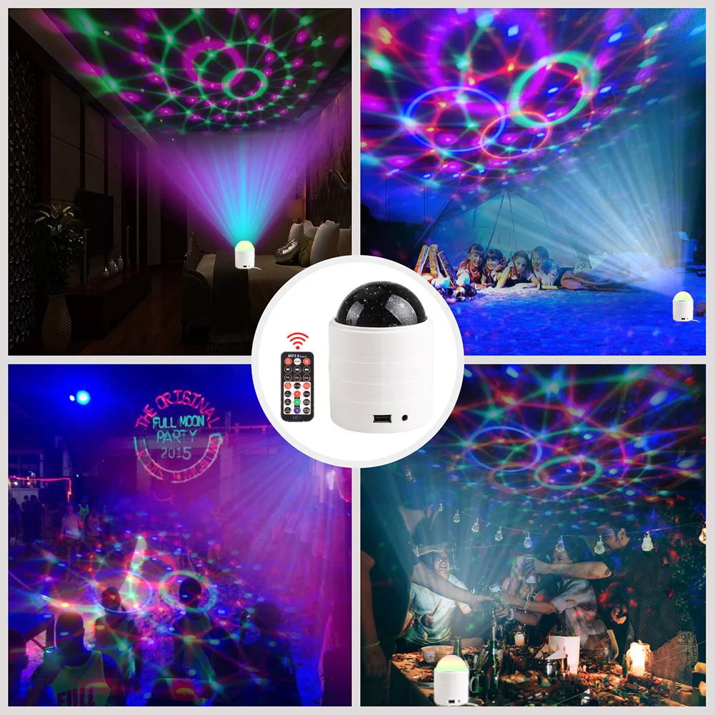 Night Light Projector LED Star Projector With Timer Brightness Adjustable Remote Control IP42 Waterproof Night Light Gift