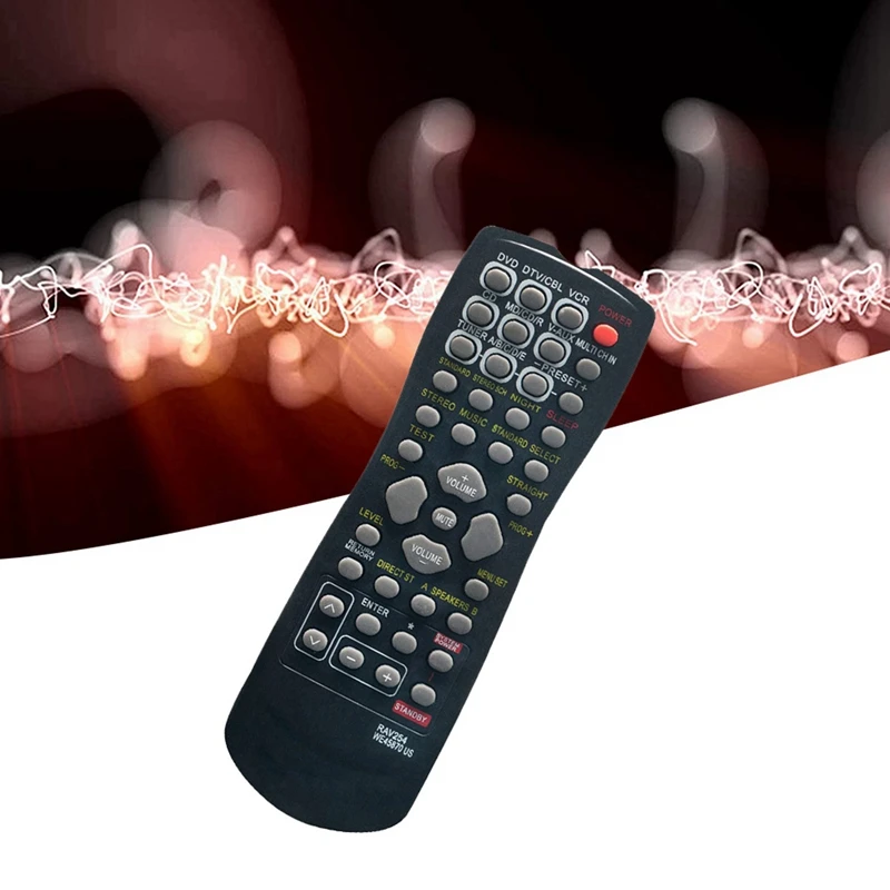 N75R-2X RAV254 Replace Remote Control For Yamaha Receiver RX-V496 HTR-5240 HTR-5250 HTR-5630 RX-V350 RX-V359 RX-V390