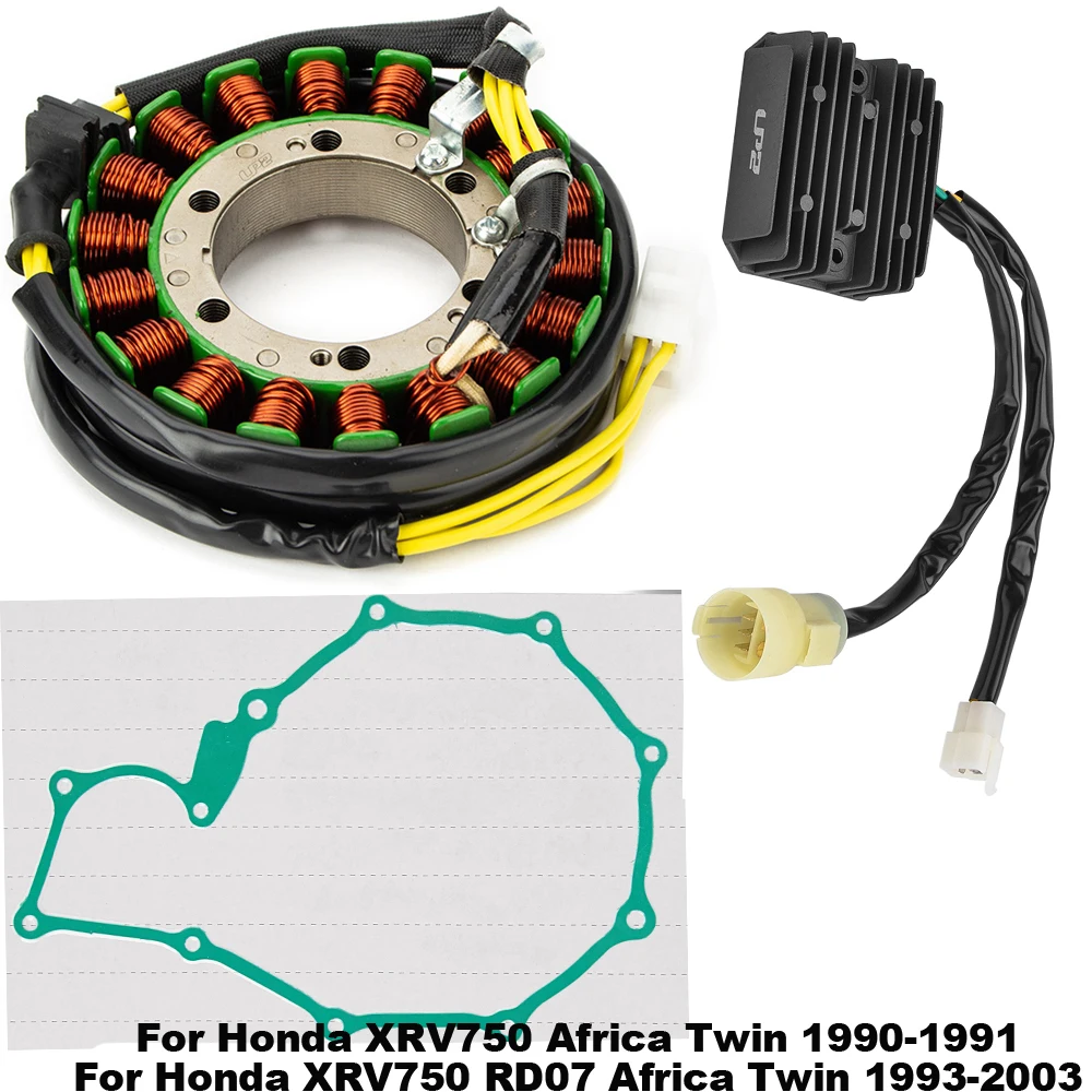 

Motorcycle Regulator Rectifier Stator Coil Gasket For Honda XRV750 Africa Twin 1990-1991 XRV 750 RD07 Africa Twin 1993-2003