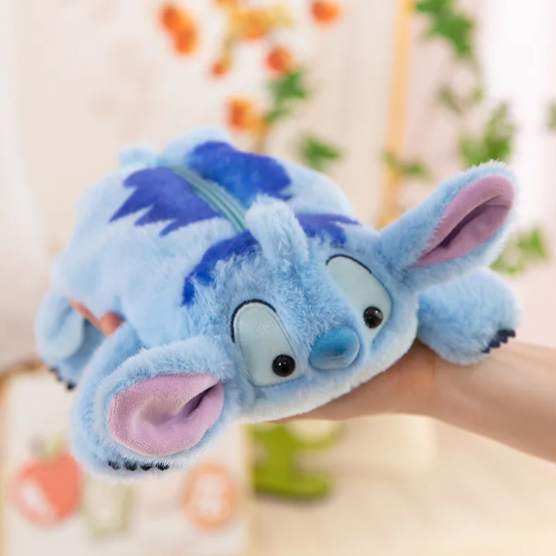 

Stitch Plush Cute Pencil Case Disney Anime Kawaii Pen Bag Kids School Home Stationery Box Lilo & Stitch Plush Bags Kids Gift Toy