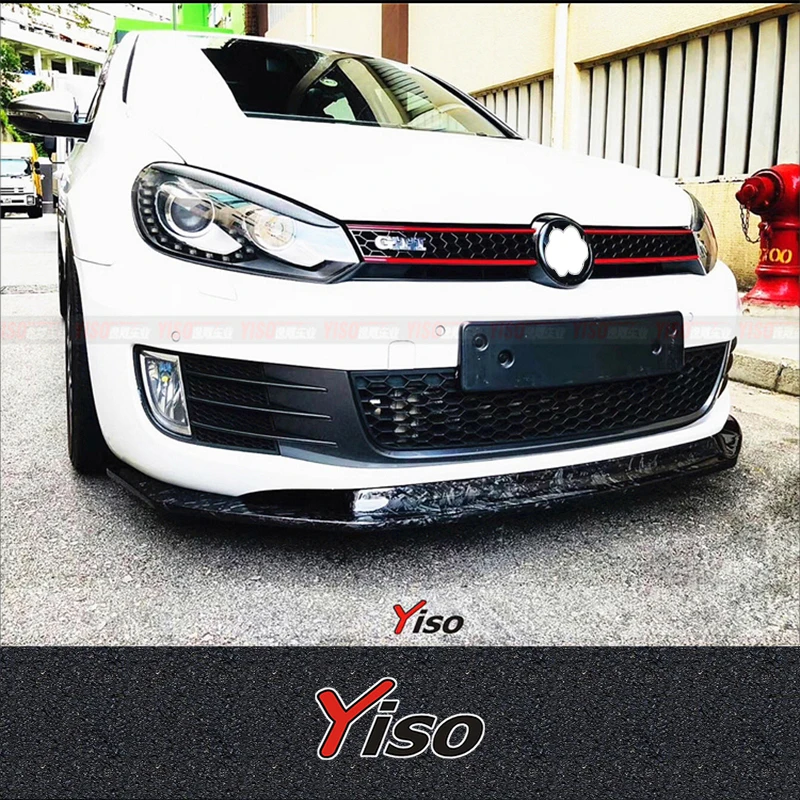 FOR VW GOLF 6 GTI R20 R Volkswagen GOLF 6 GTI R20 R Modified Carbon fiber Nuspeed Front Lip