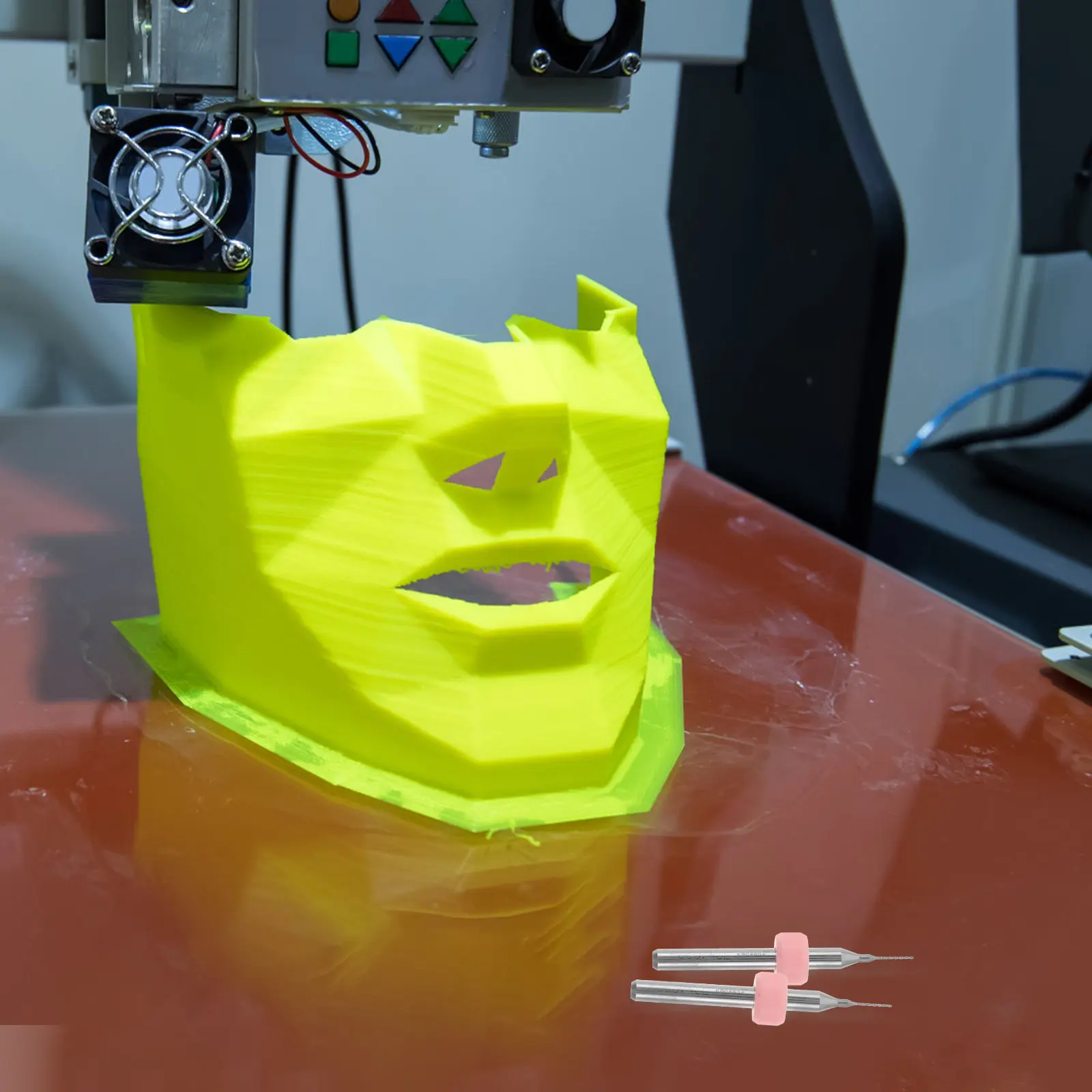 

Набор из 5 сверл из вольфрамовой стали 0,4 мм для чистки сопел 3D-принтеров, прецизионный инструмент для обработки металла и печатных плат