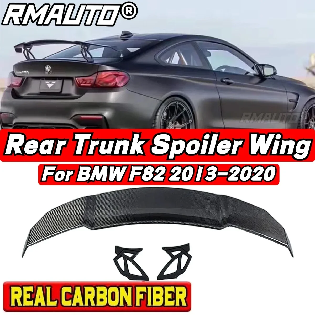 BMW F82 Car Rear Trunk Spoiler Body Kit Car Rear Spoiler For BMW F80 M3 F82 M4 M5 M6 2013-2020 Car Accessories Rear Trunk Wing