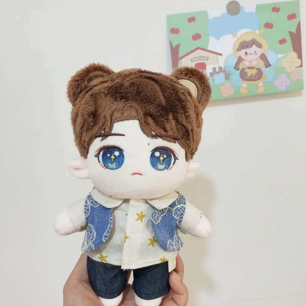 

Vintage 20cm Cotton Doll's Clothes Retro School Uniform Handmade Cotton Doll Outfit Mini DIY DIY Doll Clothes Accessories