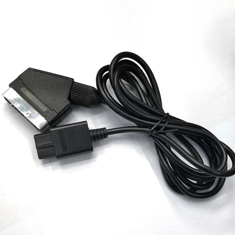 for N64 NGC SFC RGB AV Scart Cable 1.8M AV Cord for NTSC Super Gamicom Gamecube Console Extend Line Game Audio Video Cable