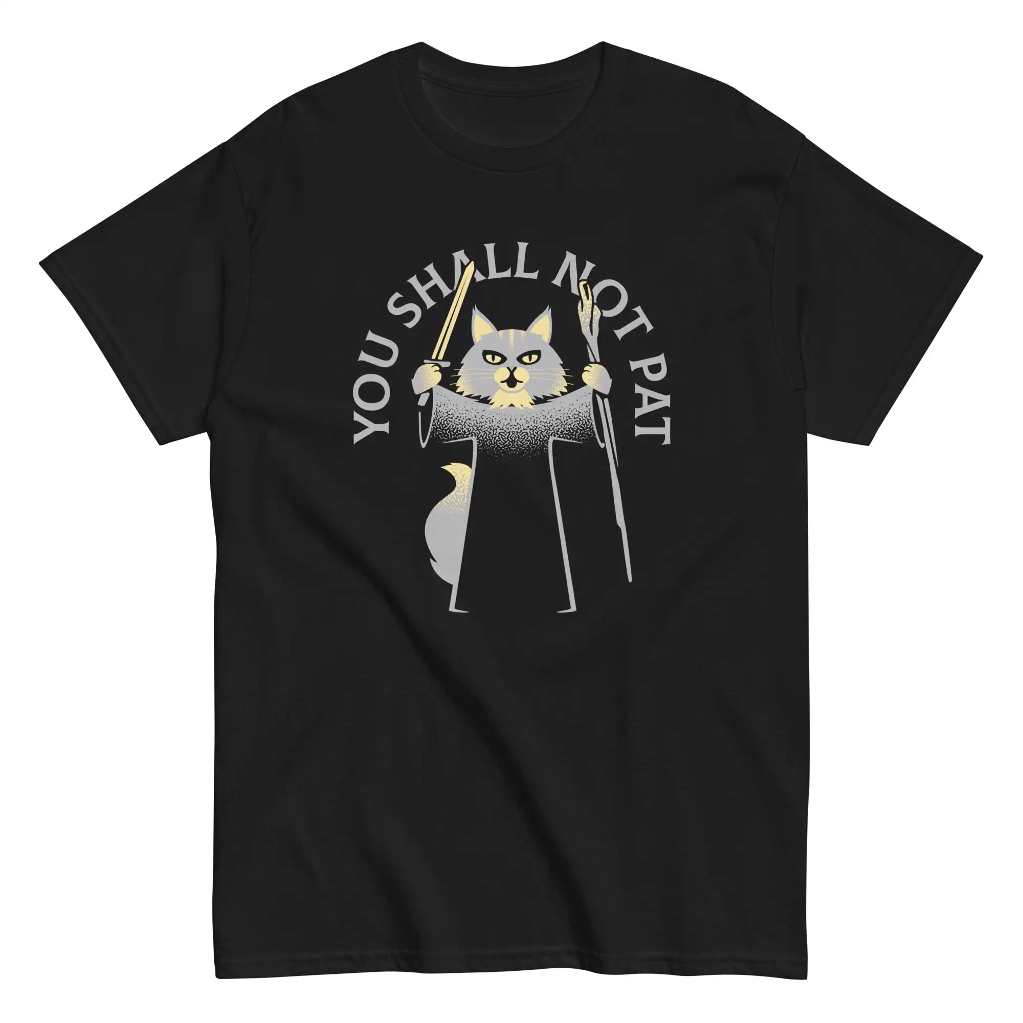 You Shall Not Pat Combine Fun Printed Men's And Women's Short Sleeve T-shirts