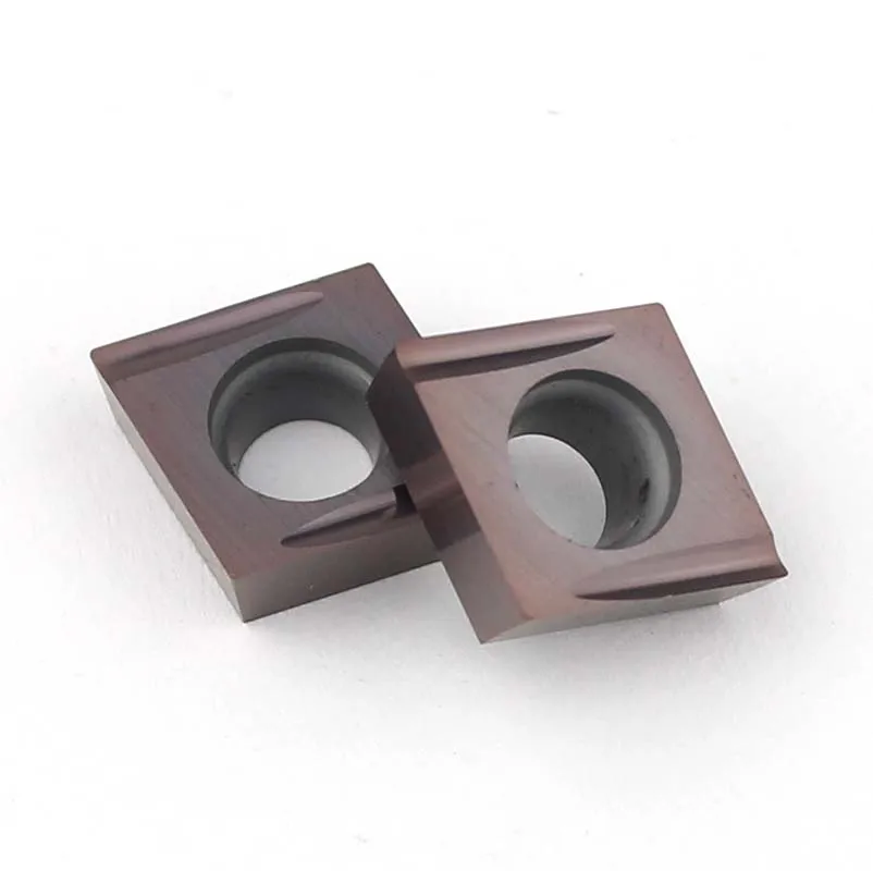 

10 шт./лот, вставки для токарных станков с ЧПУ для обработки стали и нержавеющей стали CCGT09T302R-U CCGT09T304R-U/L-U