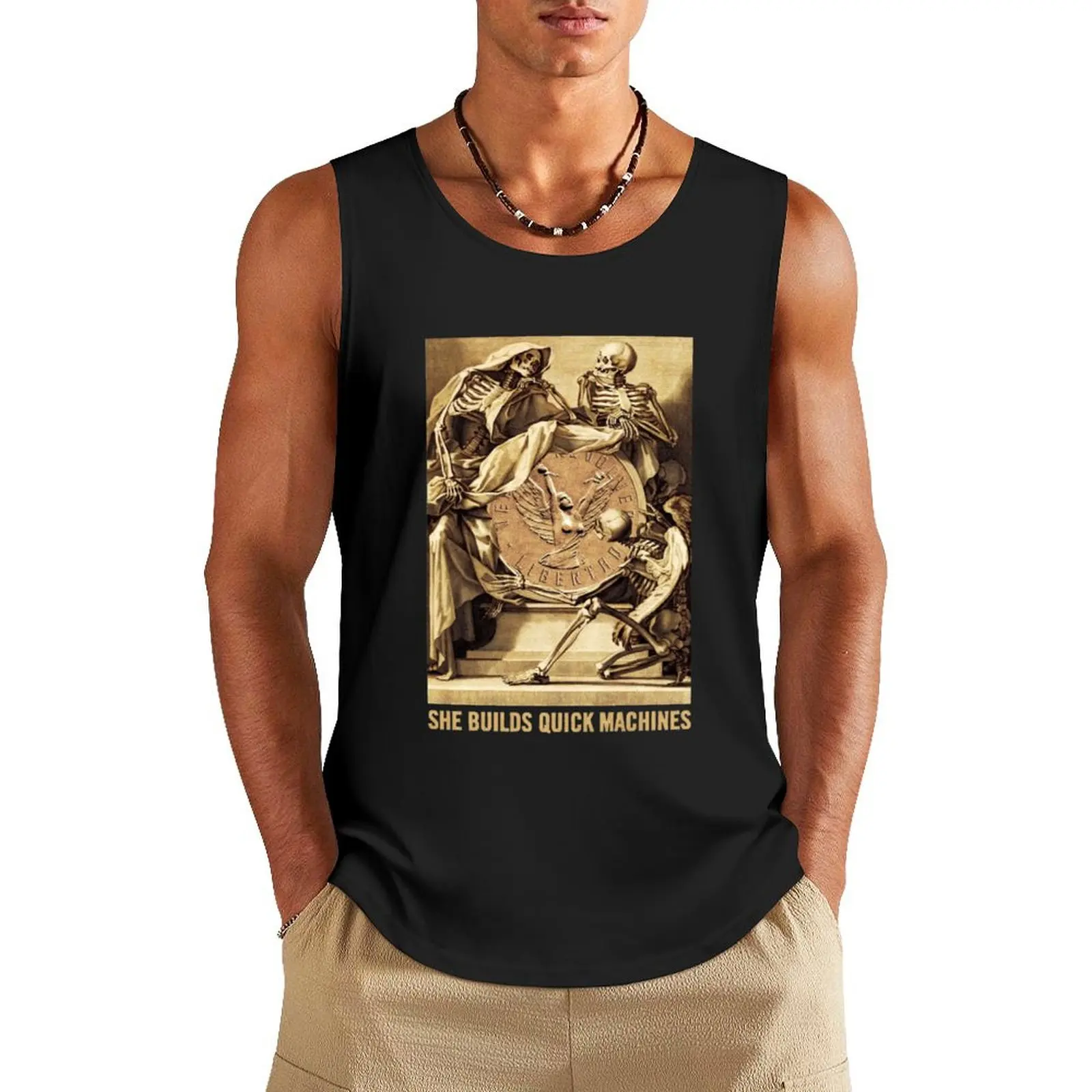 

VELVET REVOLVER BAND Tank Top mens clothing Men's sports t-shirt