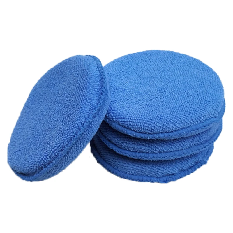 1/5/10Pcs Special For Car Wash  Care Polish Foam Sponge Soft Microfiber Car Wax Applicator Pad Polishing Sponge Apply Remove Wax