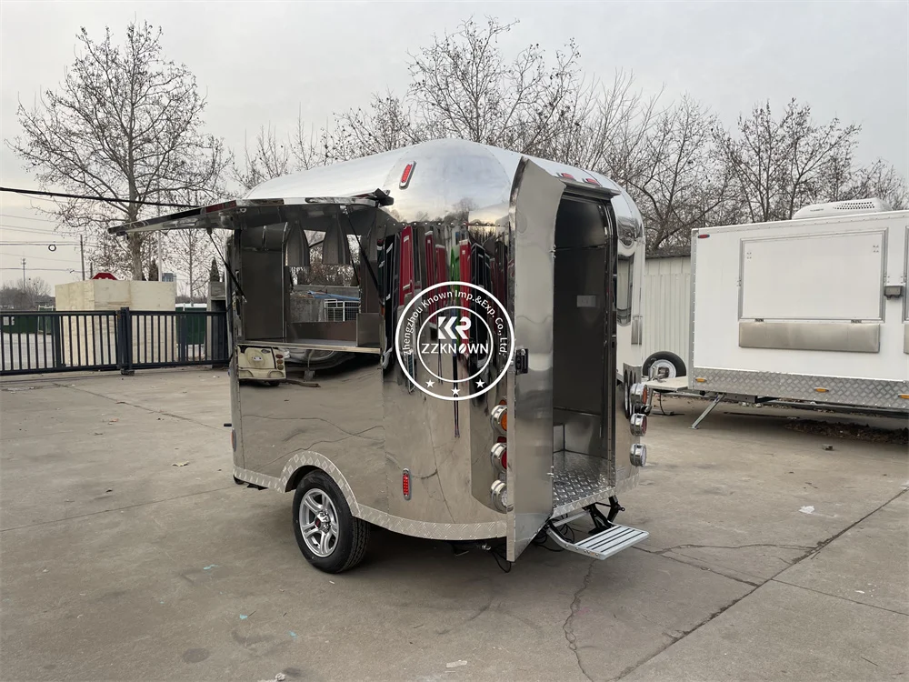 Konzession maßge schneiderte Food Truck Snack Hot Dog Pizza Cart voll Catering Ausrüstung Food Trailer Kiosk zu verkaufen