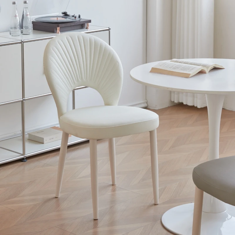 

Simple Elegant Dining Chairs Living Room Design Modern Dining Chairs Nordic White Chaises Salle Manger Space Saving Furniture