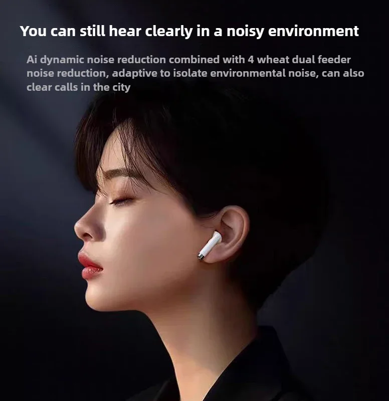REMAX Active Noise Canceling Bluetooth Headsets Music Wireless Earphones in-Ear Headphones Large Capacity Battery Earbuds