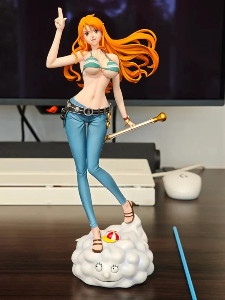 25 см цельный купальник Nami Zeus Magic Weather Staff фигурка LK модель аниме девушка стоячая статуя Коллекционная фигурка игрушка в подарок 25 см цельный купальник Nami Zeus Magic Weather Staff фигурка LK модель аниме девушка стоячая статуя Коллекционная фигурка игрушка в подарок