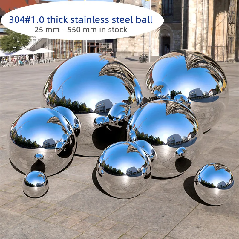 Thickened Stainless Steel Hollow Ball, Garden Decorative Ball, Boutique Float Ball, Diameter 25mm-550mm 304 #1.0mm
