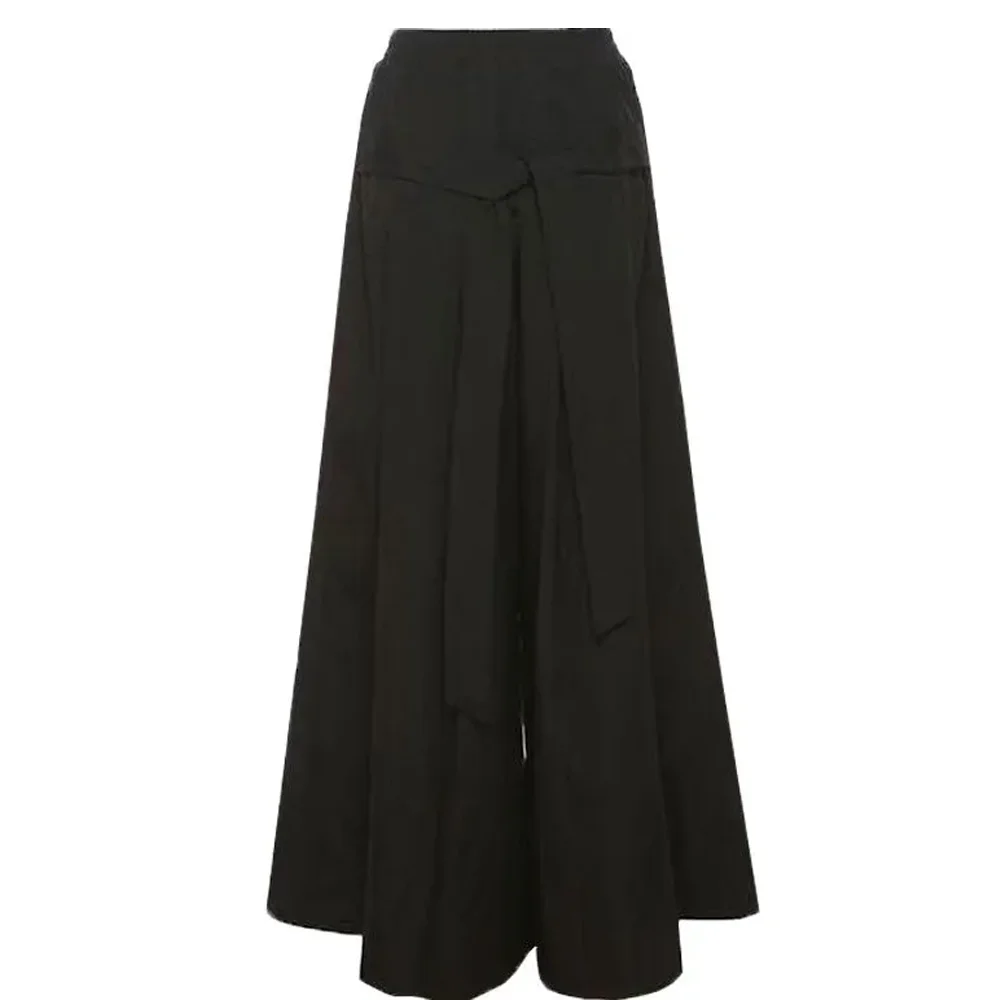 Men's Wide Leg Palazzo Pants Gothic Style Loose Fit Long Trousers Casual Fashion Streetwear 2026 New