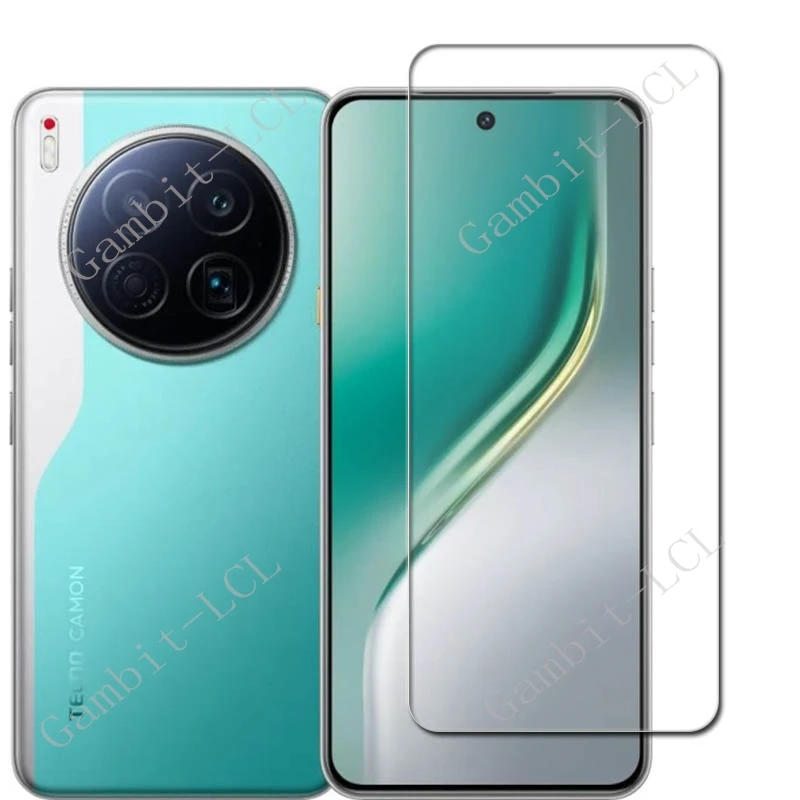 2 قطعة ل Tecno Camon 15 Pro 16 40 Premier 17P 17 18P 18 19 Neo 20 20s 30 4G 5G Camon30 حماية الشاشة فيلم الزجاج المقسى