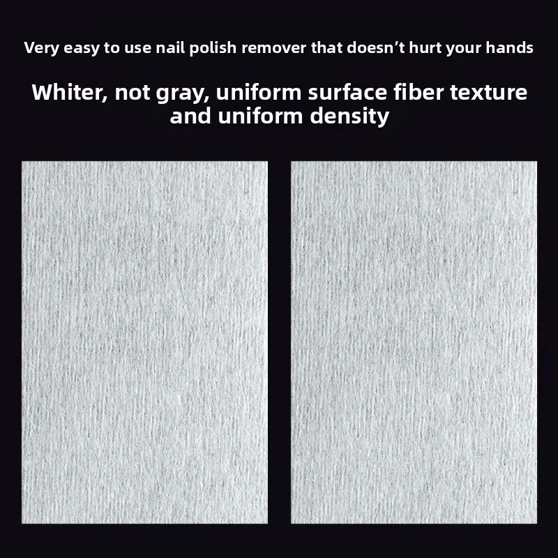 糸くずの出ないネイルコットンパッド 400/550/1000枚入り プロ用ジェルポリッシュリムーバーパッド ネイルアートクリーニングツール ネイルケア用