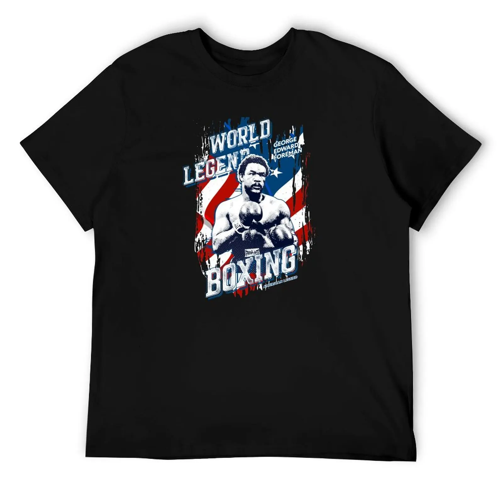 

George Foreman - World legend boxing T-Shirt t shirt for man t shirt man casual T-Shirt