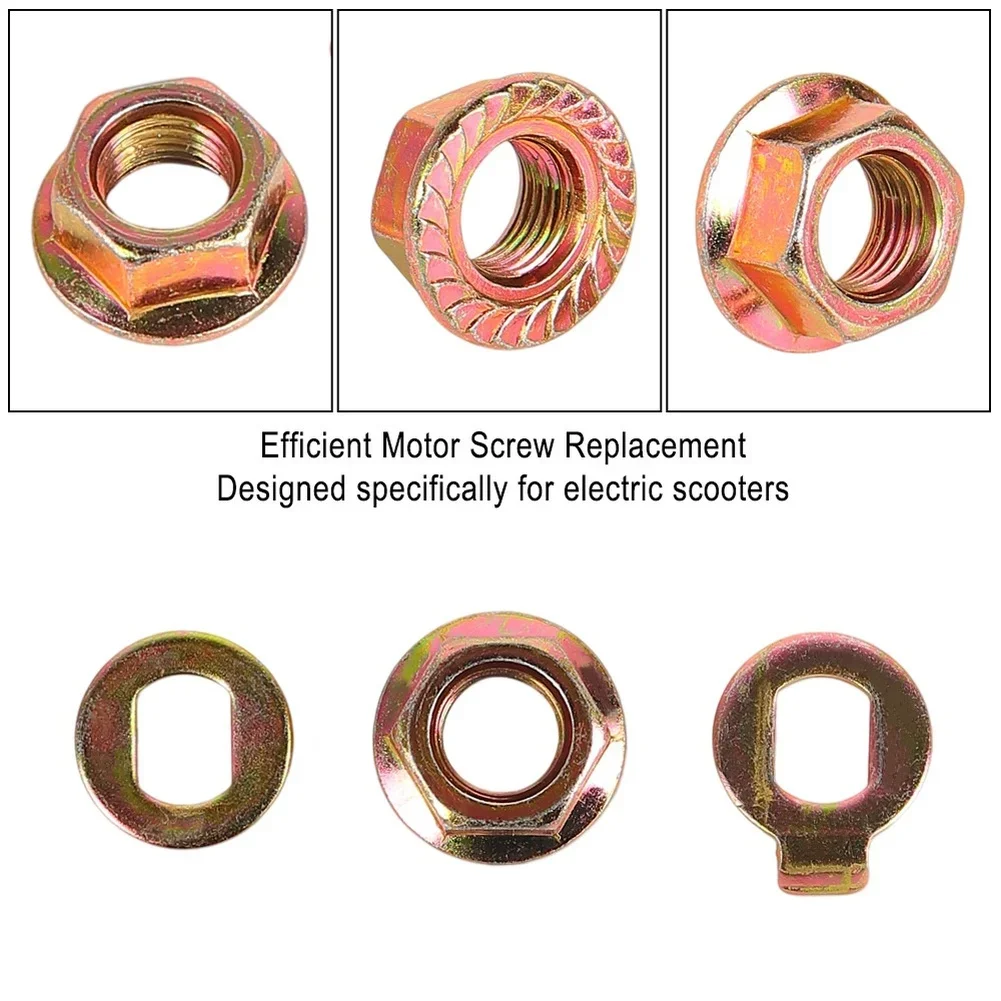 For G4 Max Electric Scooter Parts Motor Screw Kit Gold As Shown In The Figure Electric Scooter Precision Dimensions