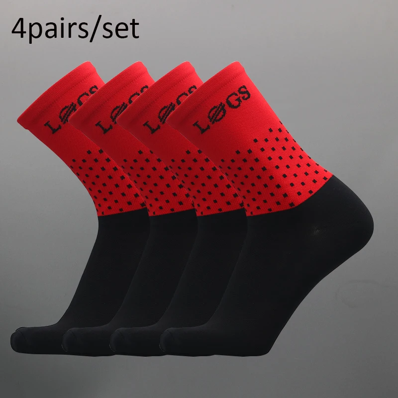 

Men's and women's cycling socks, 4-piece running socks, colored sports socks, ankle sports socks 6-11