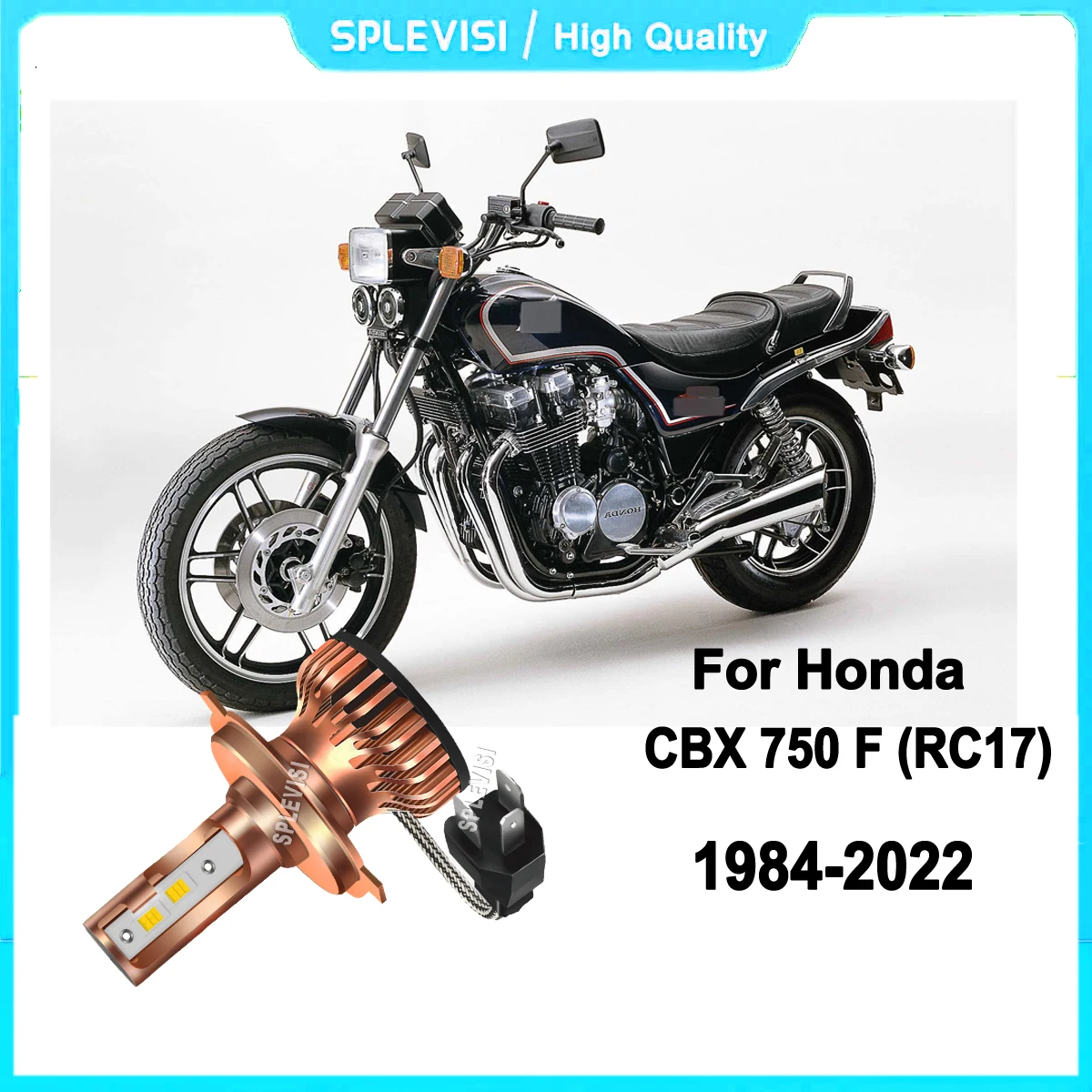 

H4 9003 HB2 LED Motorcycle Headlight -pumping out an incredible 15000 lumen For Honda CBX 750 F (RC17) 1984 1985 1986 1987-2022