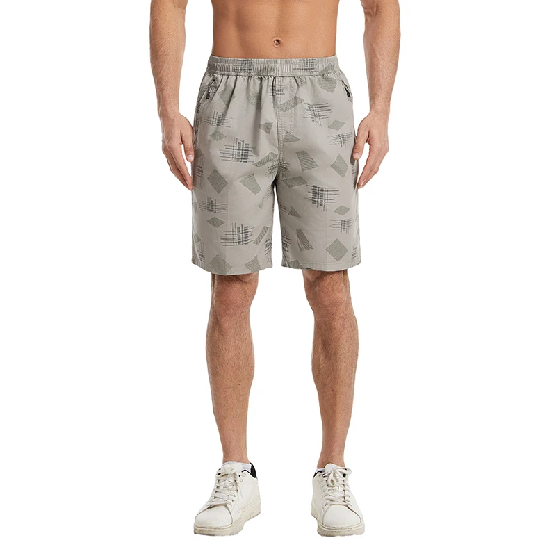 

100%Cotton Men's Casual Cotton Shorts Summer Light Weight Shorts Outdoor Sports Cool Breathable Beach Relaxed Fit Shorts L-6XL