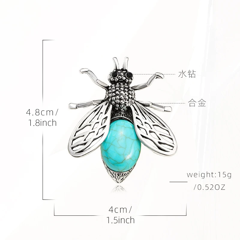 Pin, Pin, Pin Clip, Accessoire Cadeau Nieuwe Dieren Serie Strass Bee