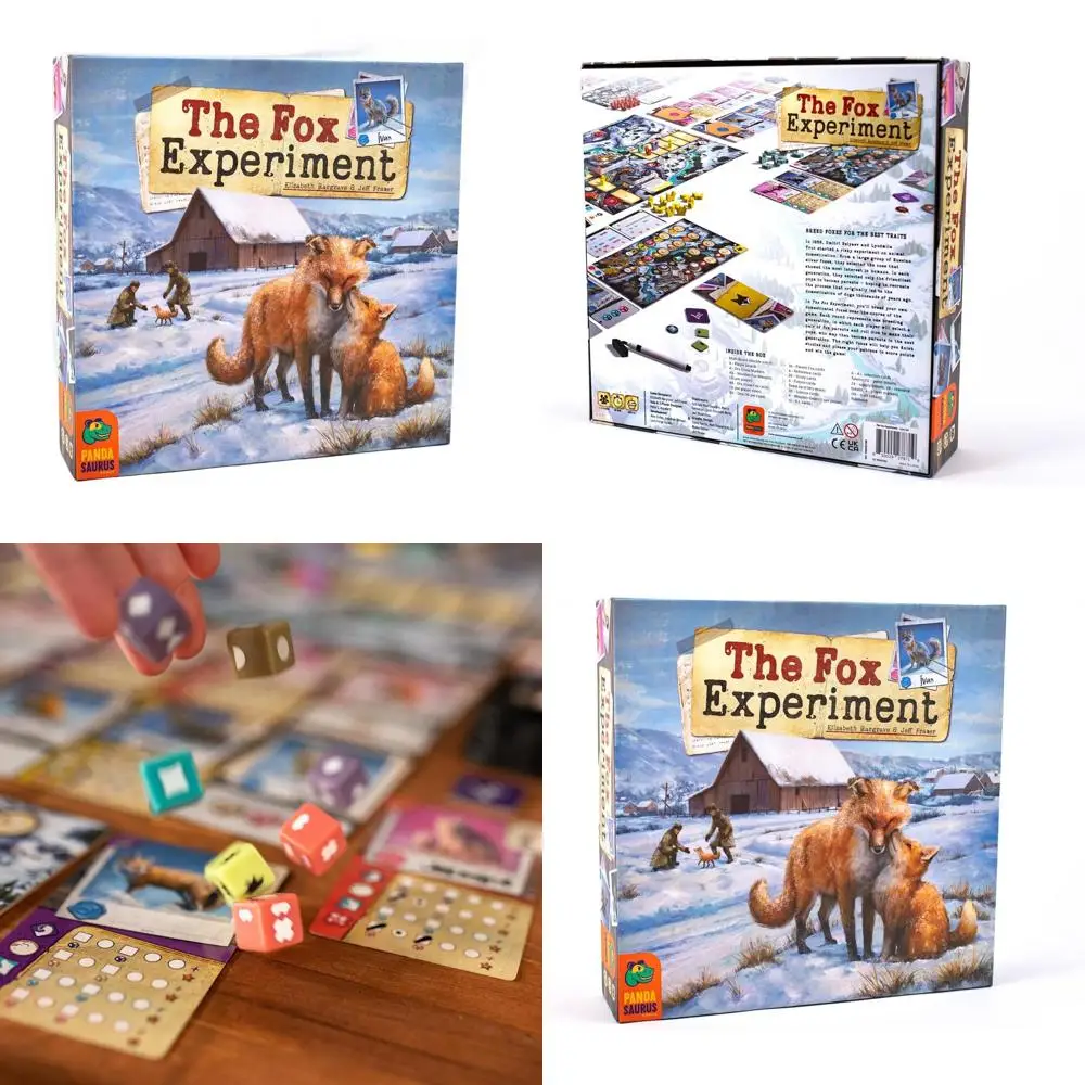 

Evolve Your Foxes: A Strategic Family Board Game for Ages 10+, 1-4 Players, 60 Min Playtime by Pandasaurus