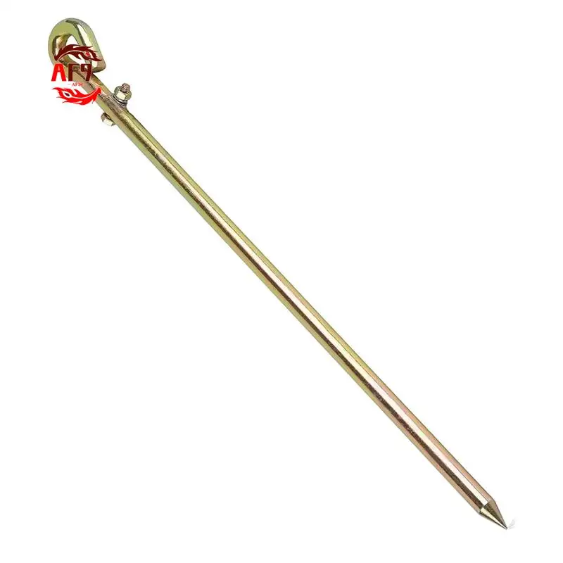 

AF90-Portable Grounding Rod - Grounding Pin With Grounding Wire Lug Great For Electric Fences, Burners, Baling Stakes