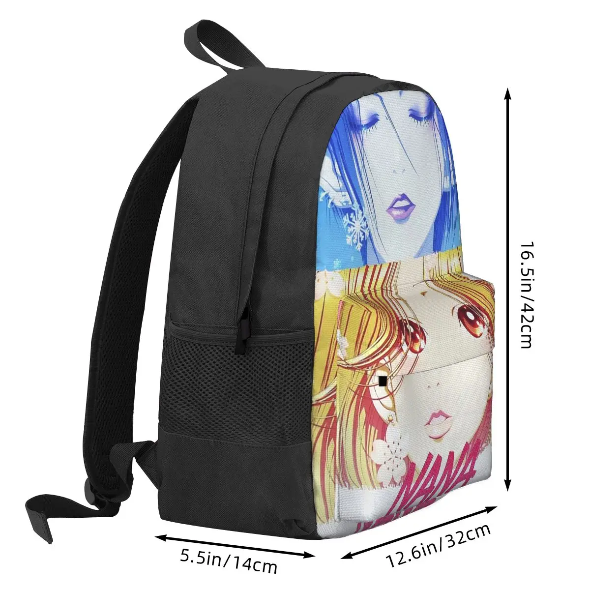 Hey Nana zaino da donna con stampa 3D borsa da scuola per bambini Casual Ai Yazawa zaino per Laptop borsa a tracolla da viaggio impermeabile per bambini