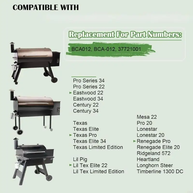 

Stainless Iron Heat Distribution Plate Replacement for Pellet Grills Portable Grill Heat Baffle Diffuser