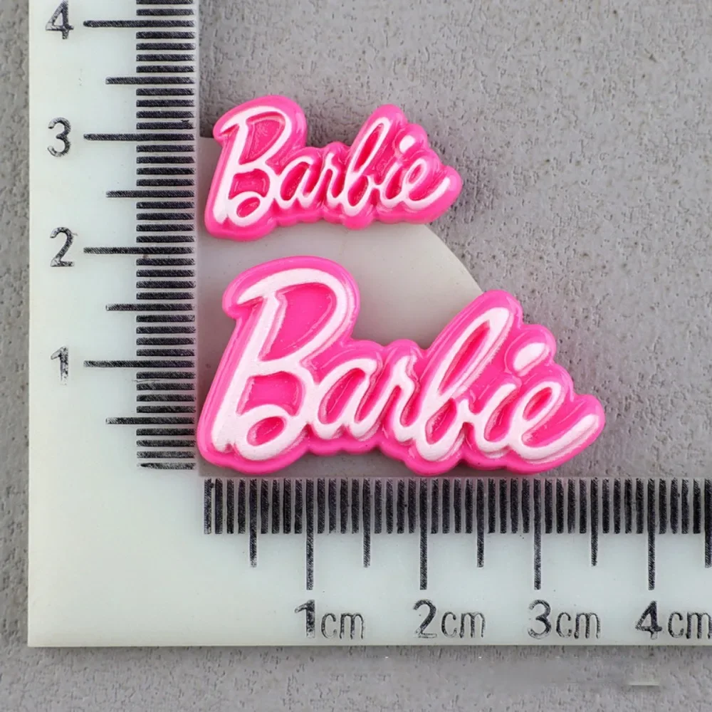 6pcs Set Cute Sweet Barbie DIY Material Mobile Phone Case Barrette Headwear Resin Fitting Clothes Shoes Decorative Ingredient