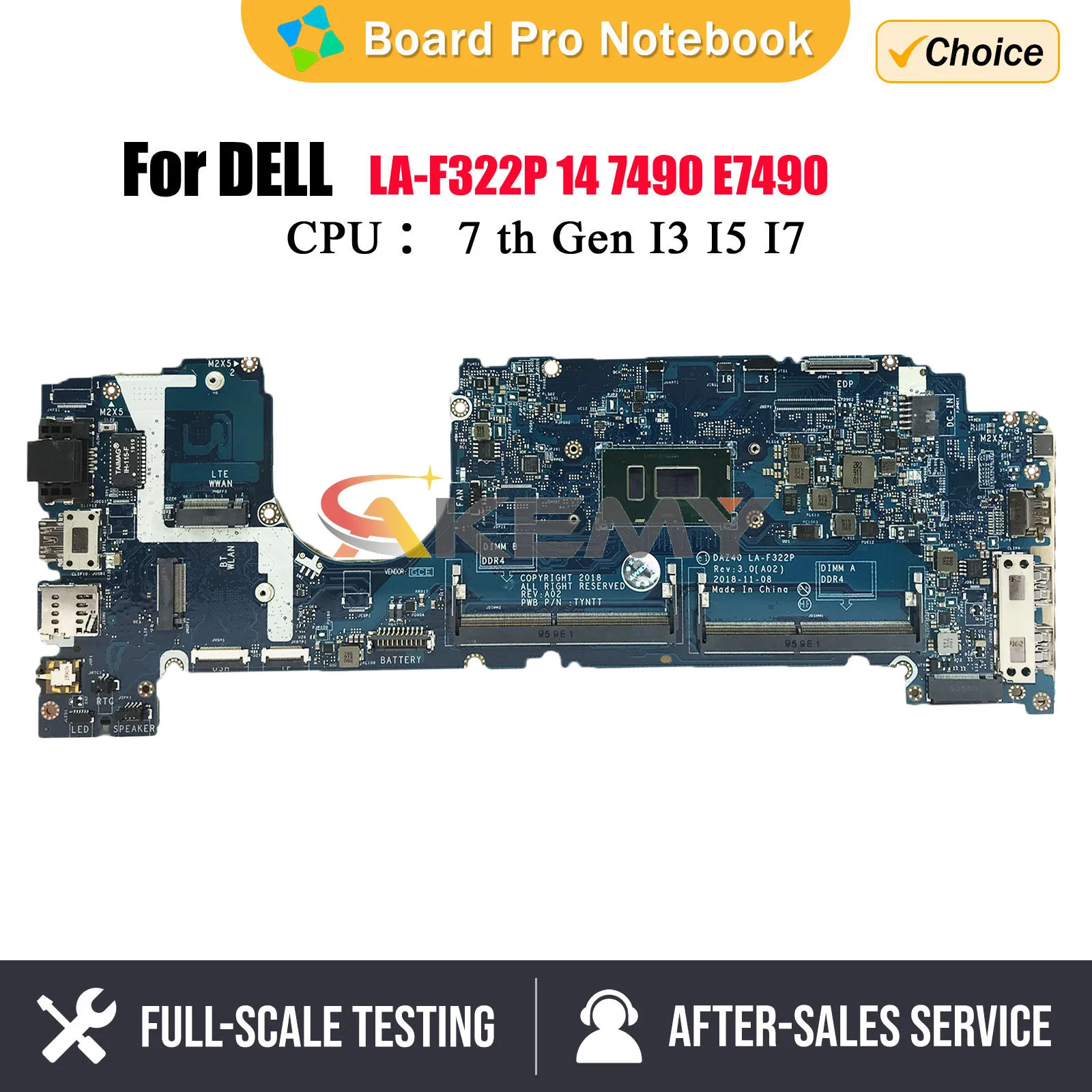 scheda-madre-del-computer-portatile-per-dell-latitude-7490-e7490-la-f322p-con-cpu-i3-i5-i7-7th-8th-gen-mainboard-0r462v-0nfccj-0pp44f-daz40