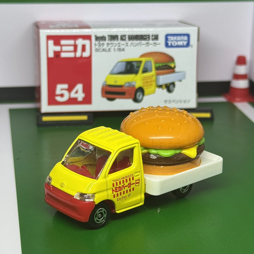 TAKARA TOMY-Modèle de voiture en métal moulé sous pression pour enfants, véhicule à moteur en alliage, jouets pour garçons, cadeau de Noël, Glico Wagon, Tomica No.54, 54, 58, 1/64