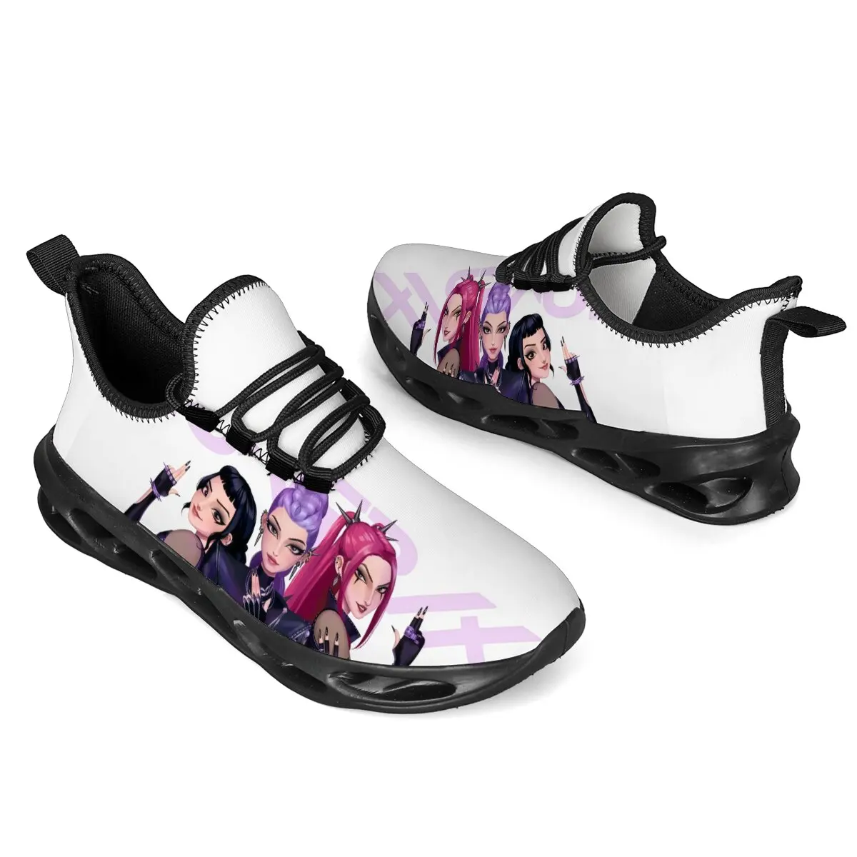 

Four-season Low-top Round-toe Witch Hunter Team Large-sized Design Flight-woven Soft-soled Anti-slip Lightweight Sports Shoes