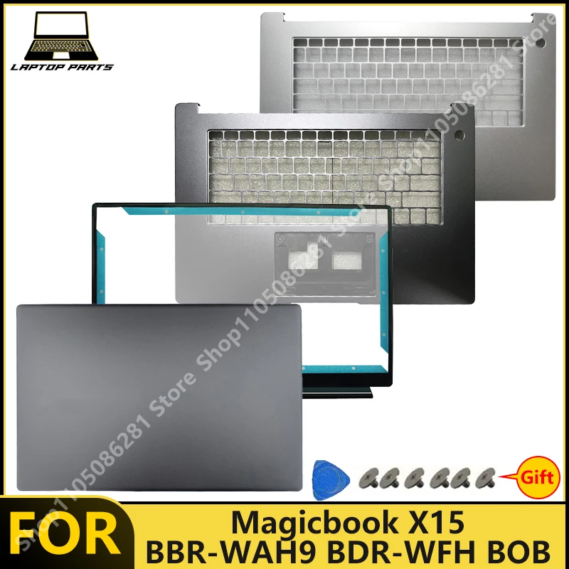 For Magicbook X15 BBR-WAH9 BDR-WFH BOB LCD Back Cover Palm Rest Bottom Case New replacement parts