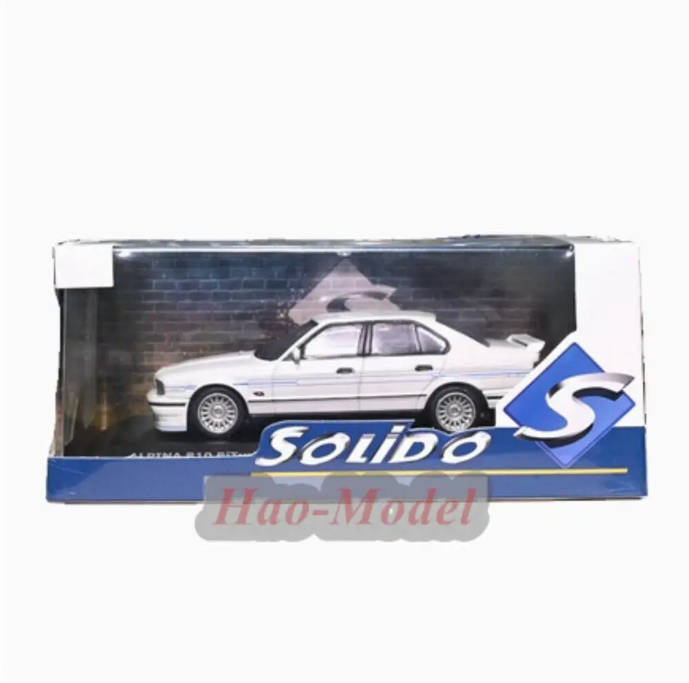 Solido 1/43 For ALPINA B10 E34 Alloy Diecast Model Car Simulation Kids Toys Boys Birthday Gifts Hobby Display Ornaments White