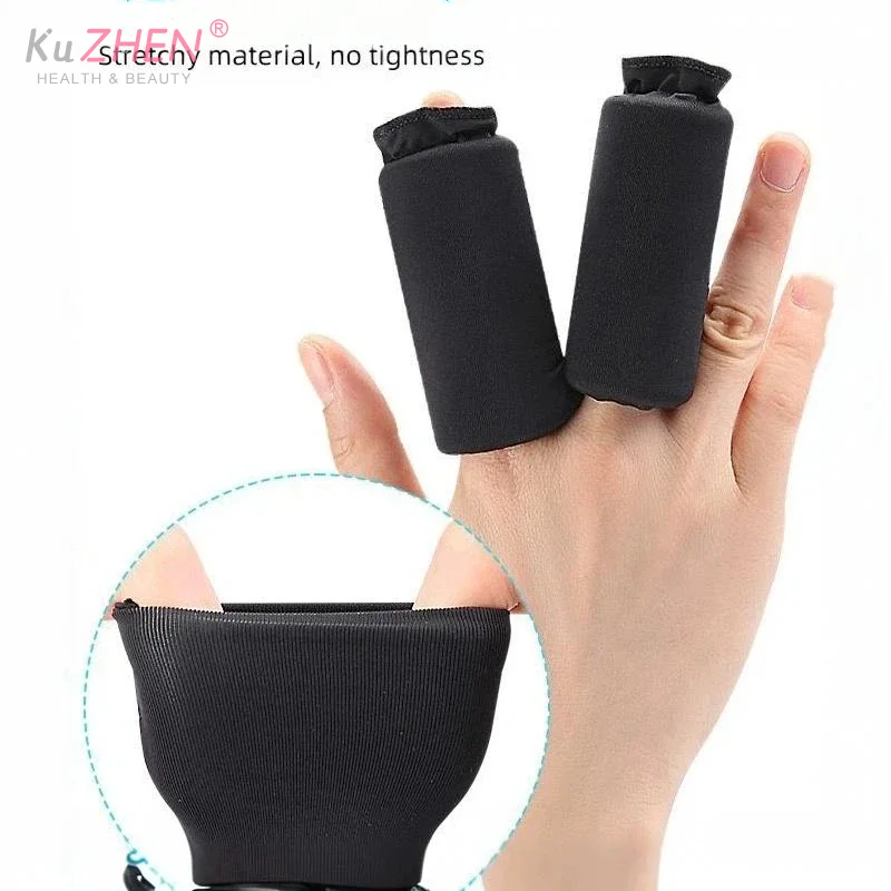 1/2Pcs Professional Flexible Compression Gel Finger Sleeves Comfortable Elastic Hot & Cold Wrap Soft Gel Sponge Ice Sleeves