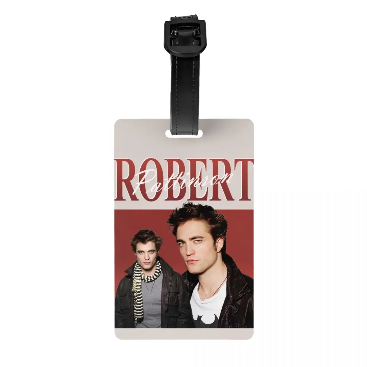 

Classic Robert Pattinson Luggage Tag Vintage Rob Edward Cullen Suitcase Baggage Privacy Cover ID Label