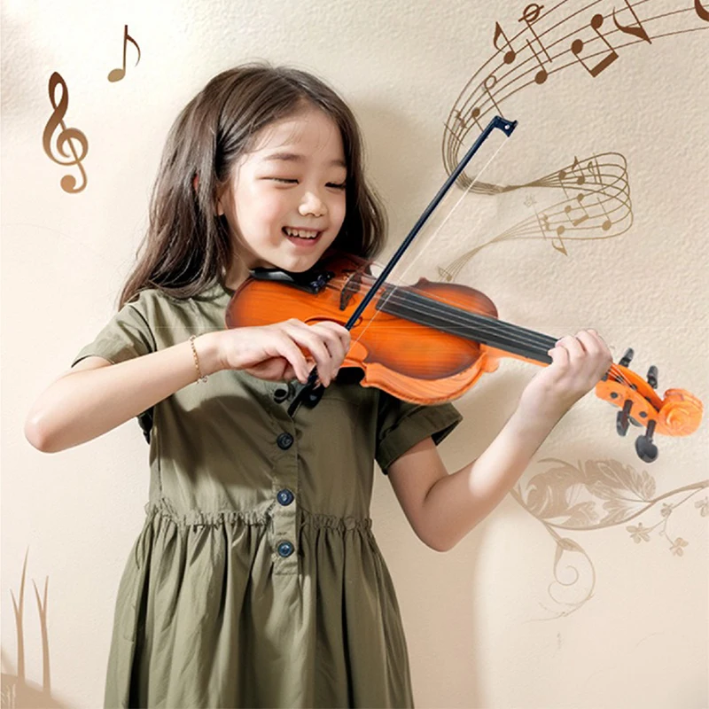 Elektryczna skrzypce dla dzieci, zabawka edukacyjna, symulowana skrzypka dla dzieci, zabawki edukacyjne, instrument muzyczny, prezenty urodzinowe dla dzieci.