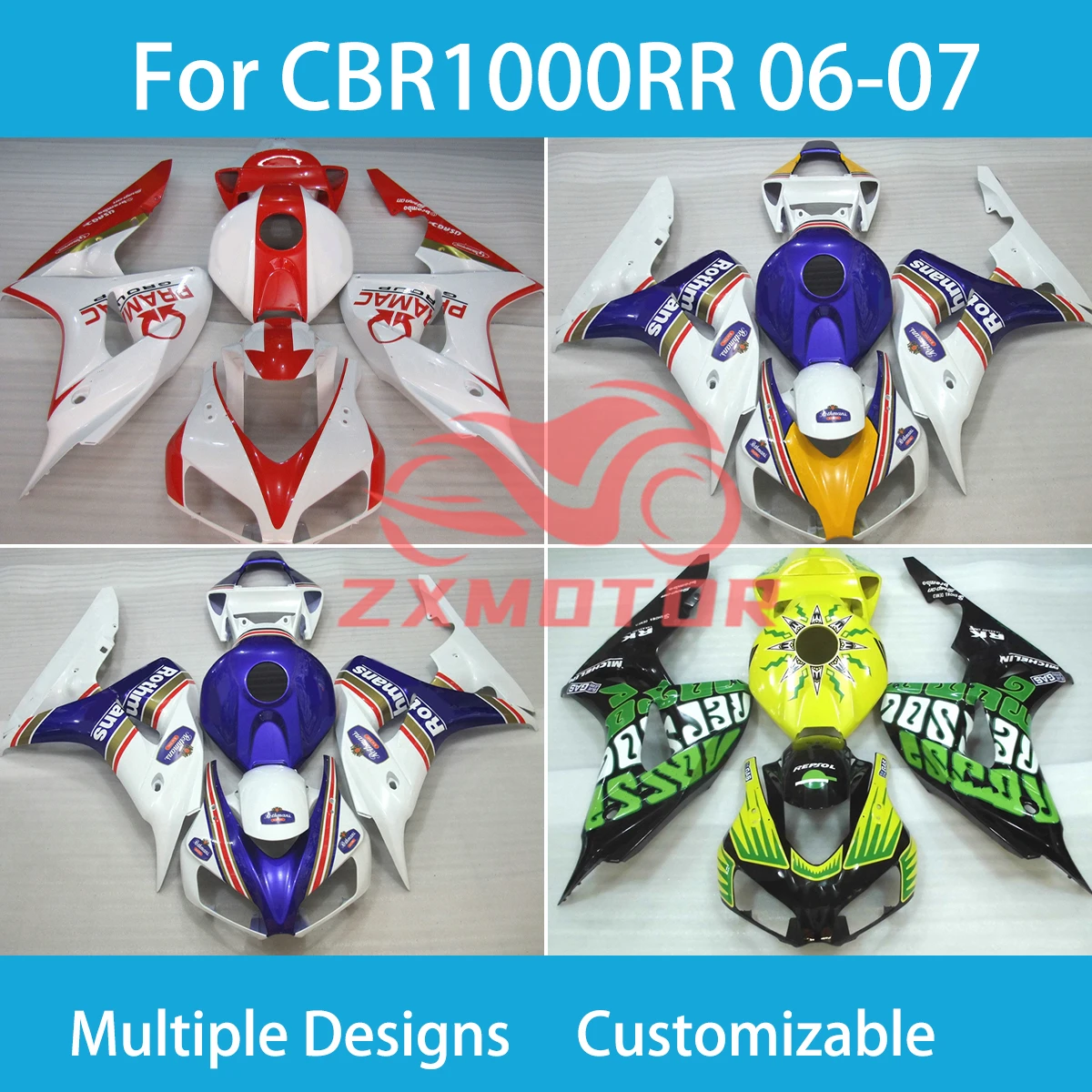 

CBR 1000RR 06 07 инжекционные Обтекатели для Honda CBR1000RR 2006 2007 комплект пластиковых обтекателей для мотоцикла