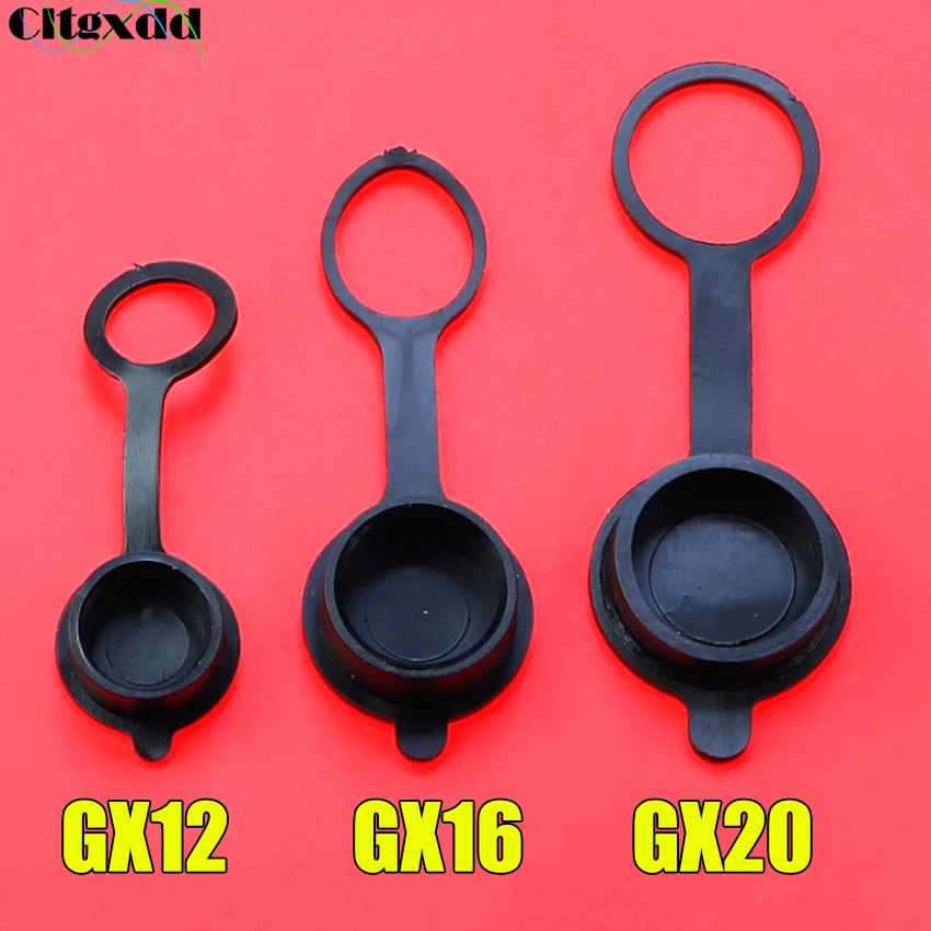 

10pcs GX12 GX16 GX20 Aviation Plug Socket Leak Proof Electric Shock Cover Welding Cable Connector Rubber Waterproof Dust Cap