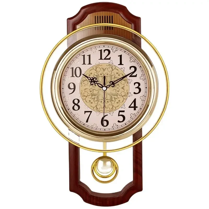 Vintage Swing Clock Wall Clocks Home Decor Living Room Hanging Tables 3d Bedroom Silent Quartz Watch Mechanism Reloj Gift SC378