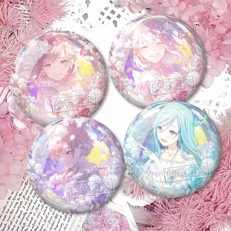 Anime Project Sekai Akiyama Mizuki Shinonome Ena Brooches Cute Badge Jacket Jeans Lapel Pin Collection Gift Accessorie