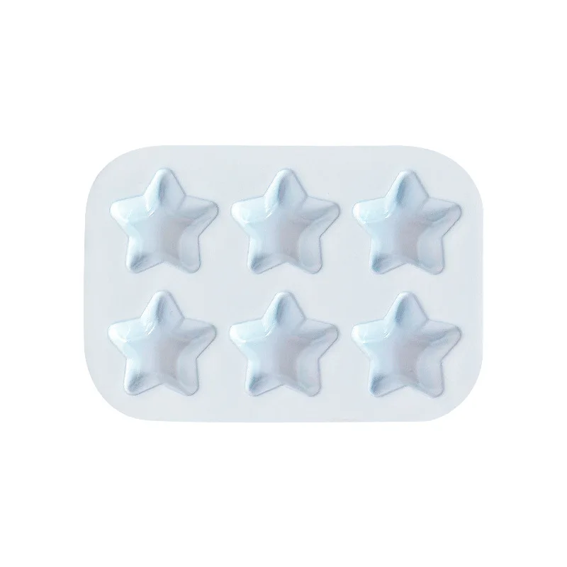 1:12 Accessori per la casa delle bambole Simpatico animale rosa cuore stella modello carino mini stampi da forno modello in miniatura decorazione della casa delle bambole