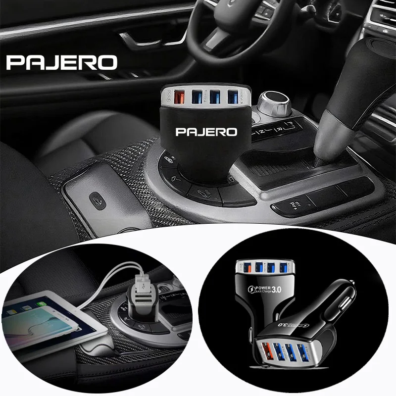 

Multi-functional USB Type C 35W Fast PD 4 In1 Electric Adapter Car Charger For Mitsubishi Pajero Outlander Lancer L200 ASX Auto