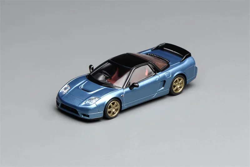 Collection link MOTORHELIX 1:64 NSX-R (NA2) Ice Blue/ACTY Truck Town Spirit / Lancer EVO IV Alloy Vehicle Collectible Car Model