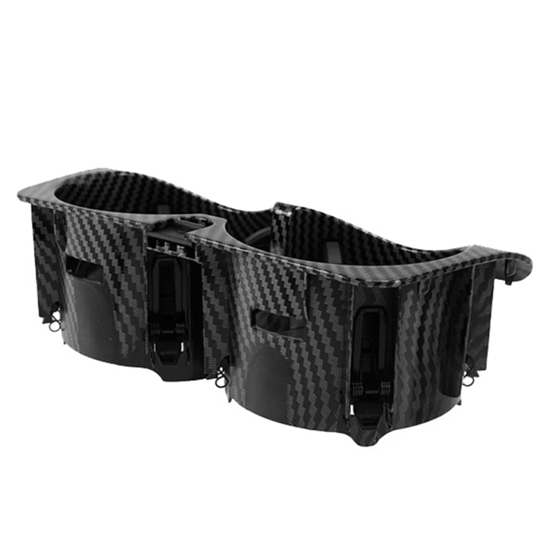 Car Carbon Fiber Center Console Insert Drinks Cup Holder For Mercedes Benz W205 W213 Car Interior Spare Parts 2056800691